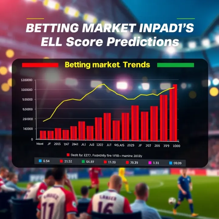 Betting Market Trends Impact on EPL Score Predictions Graph showing betting market trends and their influence on football match outcome predictions