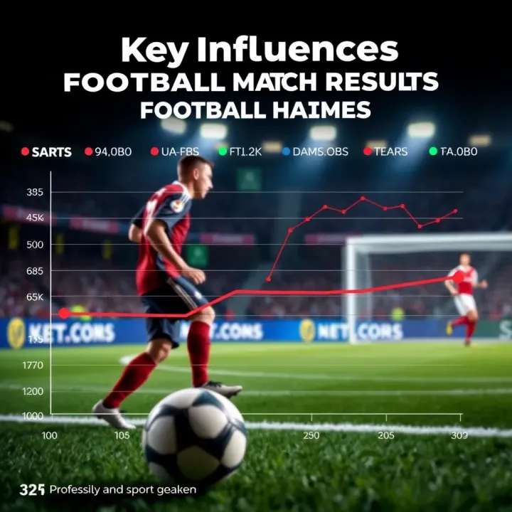 Graph showcasing key factors influencing football match outcomes
