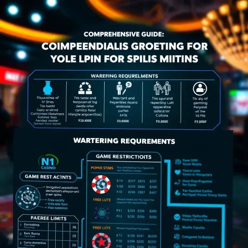 Detailed infographic illustrating wagering requirements and game restrictions