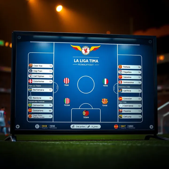 In-depth Tactical Breakdown of La Liga Fixtures Tactical analysis board showcasing team formations and strategies for upcoming La Liga fixtures