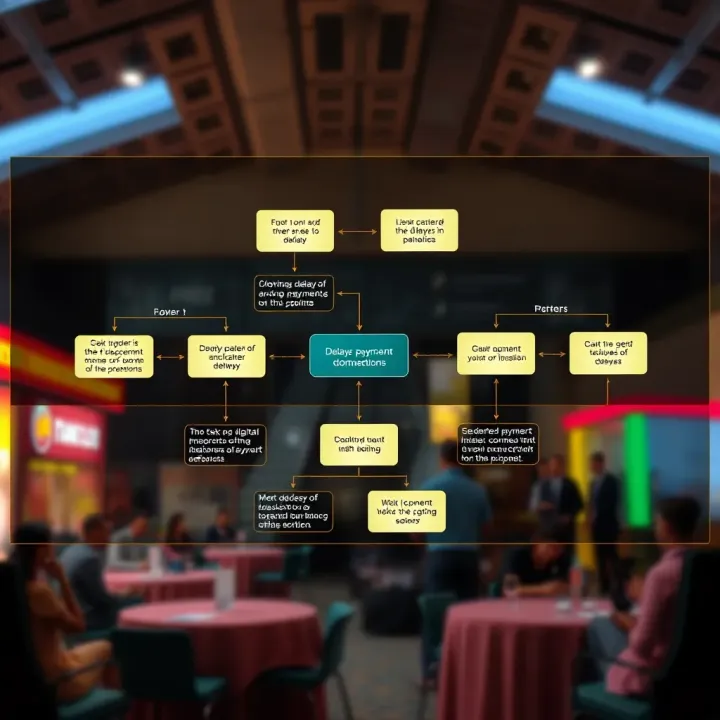 Diagram showing flow of digital payment transaction delays on Nigerian platforms