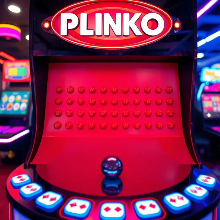 Gameplay interface of N1 Plinko showing the pegboard and ball trajectory